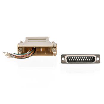 Valueline Seriell Adapter D-SUB 25-Pin Hona - RJ45 (8P8C) Hona Elfenben