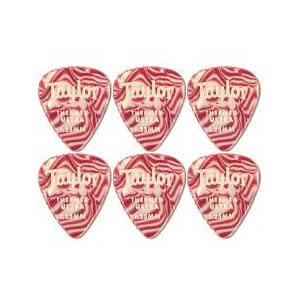 Taylor Premium 351 Thermex Ultra 1,25 mm plektrum (6 st) ruby swirl