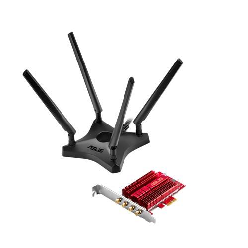 ASUS PCE-AC88 Wireless 802.11ac 2167/1000Mbps Dual-band PCI-Ex1 Adapter