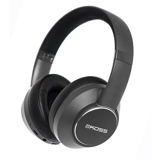 KOSS Hörlur Over-Ear BT740iQZ Trådlös ANC Mic Svart