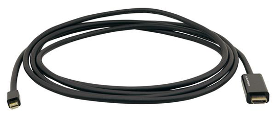 Kramer C-MDP/HM/UHD, Mini DisplayPort (M) to HDMI (M), 4K Active Cable, 1,8m