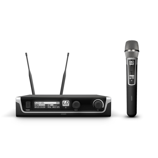 LD Systems U508 HHC - Trådlöst mikrofonsystem med handhållen kondensatormikrofon