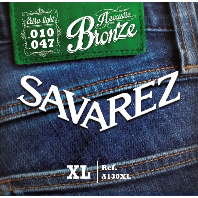 Savarez A130XL western-gitarr-strängar, 010-047