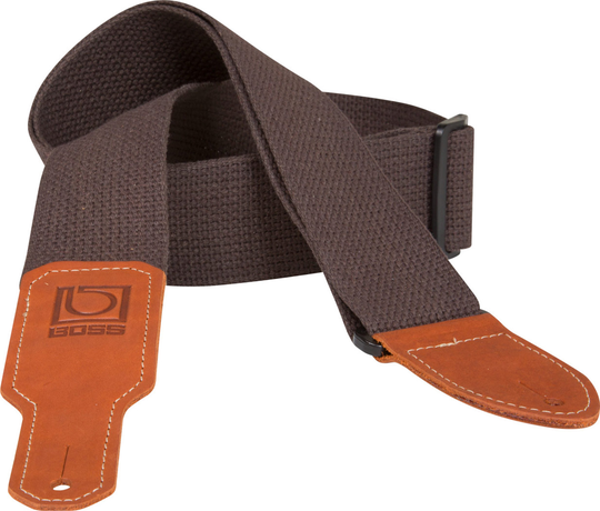 Boss BSC-20-BRN gitarrband, brun bomull