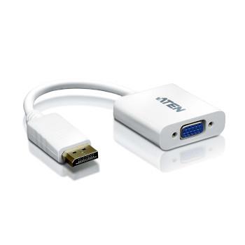 Aten Displaykabel DisplayPort hane - VGA Hona 0.15 m Vit