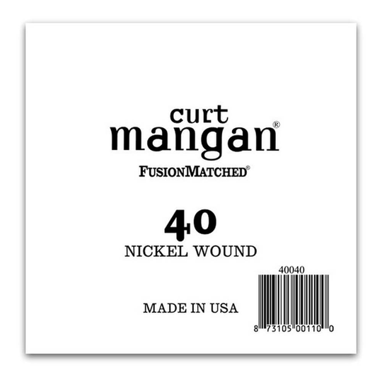 Curt Mangan 40040 Nickel Wound lös el-bassträng .040