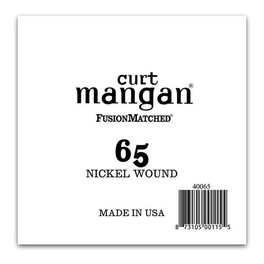 Curt Mangan 40065 Nickel Wound lös el-bassträng .065