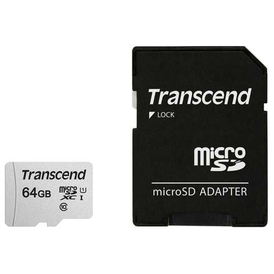 Transcend: microSDXC 64GB U1 (R95/W25)