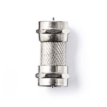 Nedis Satellite & Antenn Adapter | F Hona | F Hona | Nickelplaterad | 75 Ohm | Rak | Metall | Silver | 10 st. | Plastpåse