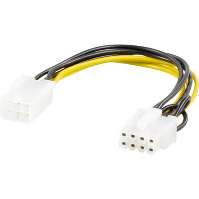 Adapter Strömadaper 6 pintill 8 pin PCI-Express