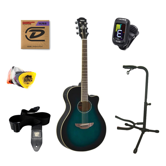 Yamaha APX600 - Oriental Blue Burst - Startpaket