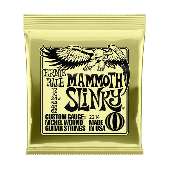 Ernie Ball 2214 Mammoth el-gitarr-strängar, 012-062
