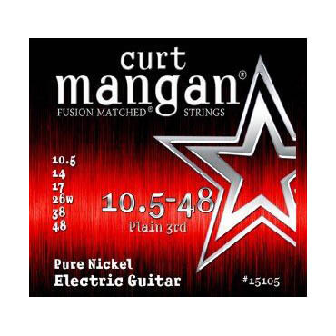 Curt Mangan 15105 Pure Nickel el-gitarr-strängar 0105-048