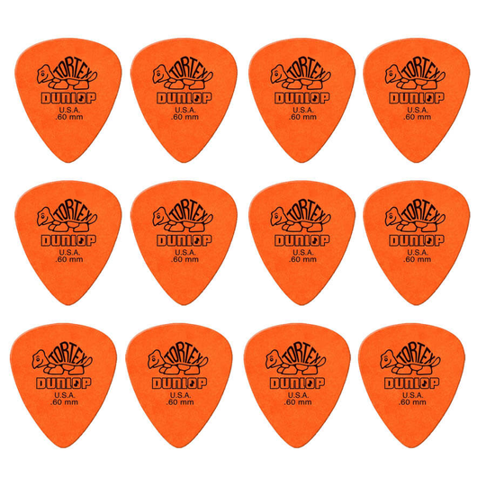 Dunlop Tortex Standard 0,60 mm plektrum (12 st.)