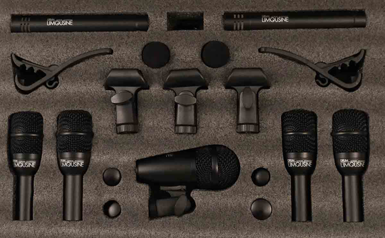 Drum Limousine Transmission 12-SET mikrofoner till trummor