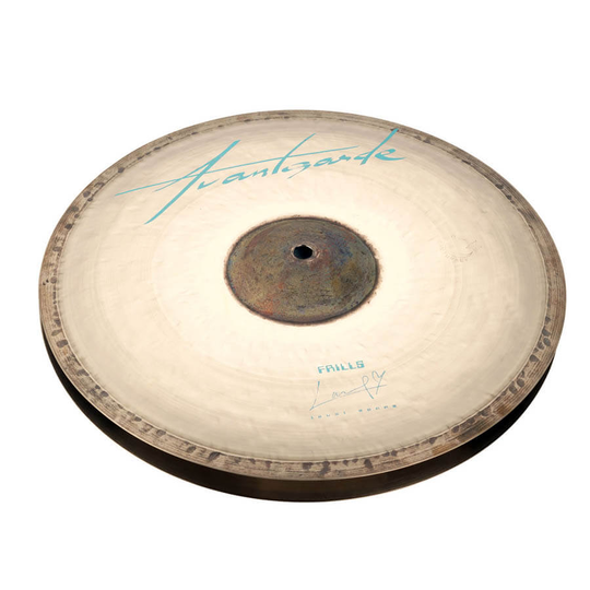 Avantgarde Frills 14" hi-hat-cymbaler