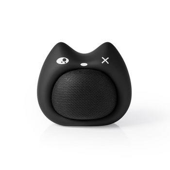 Nedis Bluetooth® Högtalare | Maximal batteritid: 3 hrs | Handhållen design | 9 W | Mono | Inbygd mikrofon | Synkroniseringsbar | Animaticks Kelly Kitten | Svart