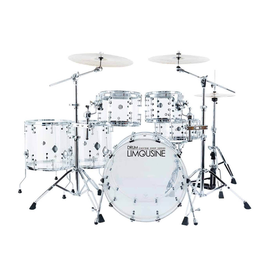 Drum Limousine Custom Shop Acrylic 22 CL trumset transparent