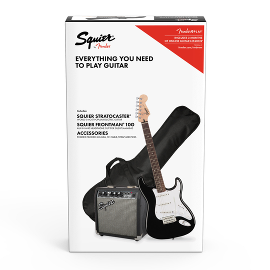 Fender Squier Stratocaster Starter Kit - Svart