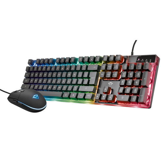 Trust: GXT 838 Azor RGB Gaming kit Nordisk layout