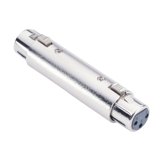 Adapter Ljudkontakt XLR hona till XLR hona