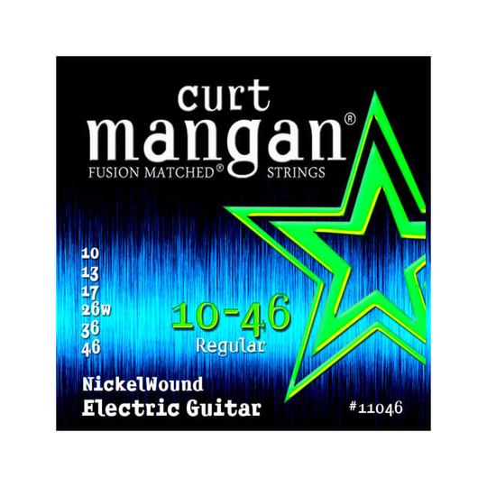 Curt Mangan 11046 Nickel Wound el-gitarrsträngar 010-046