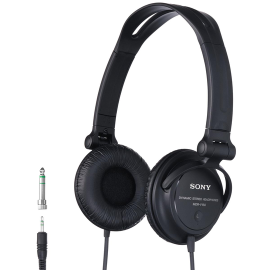 Sony Hörlurar DJ MDR-V150 Svart