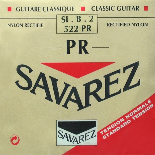 Savarez 522R H2 lös spansk gitarr-sträng, röd