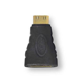 Nedis HDMI- Adapter | HDMI- Mini kontakt | HDMI- Hona | Guldplaterad | Rak | ABS | Antracit | 1 st. | Låda