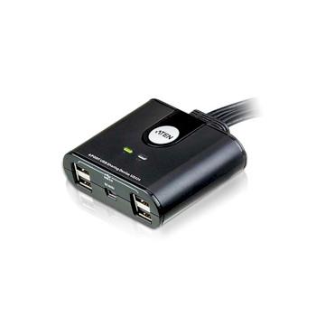Aten 4-Port USB-Omkopplare Svart