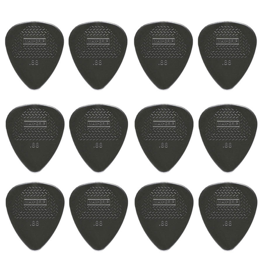 Dunlop Nylon Max Grip Standard 0,88 mm plektrum (12 st.)