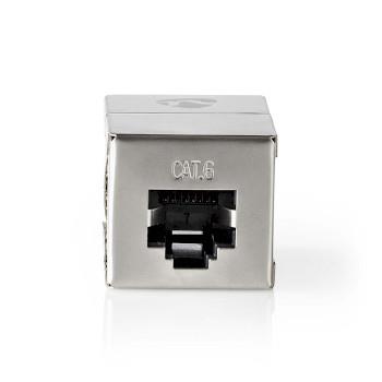Nedis Nätverkskoppling | Adapter | Skärmad | RJ45 Hona | RJ45 Hona | Rak | Metall | Låda