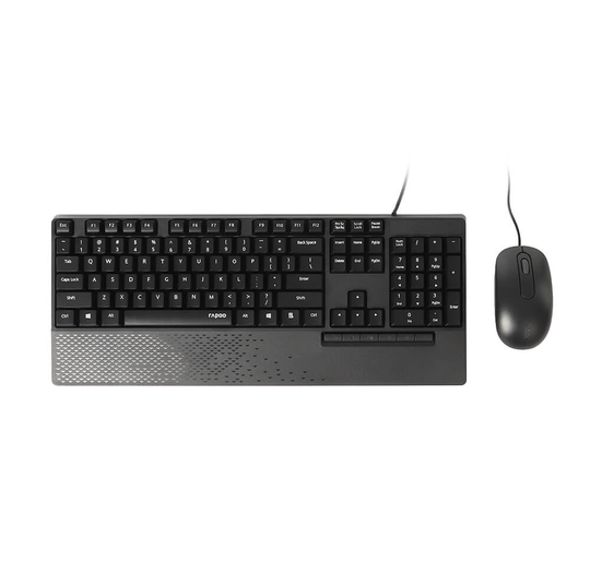 RAPOO Tangentbord/Mus Set NX2000 Svart