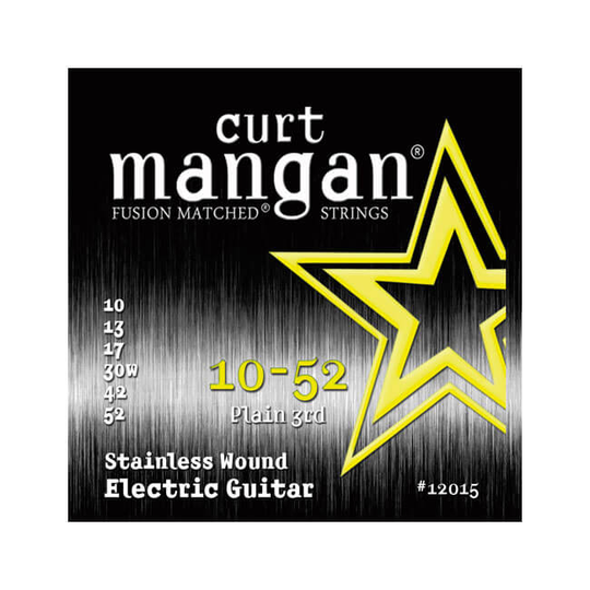Curt Mangan 12015 Stainless Wound el-gitarr-strängar 010-052