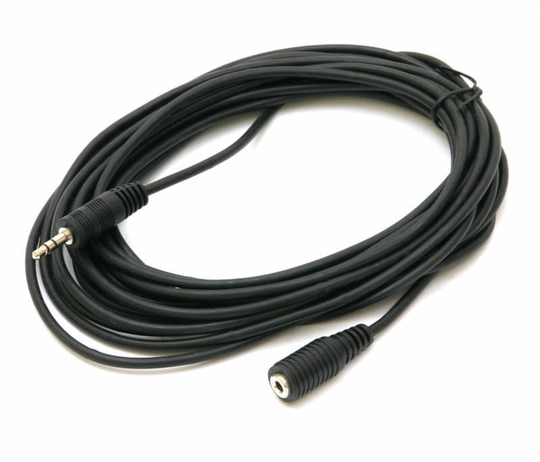 Monacor MEC-635 minijack-förlängnings-kabel 6 meter