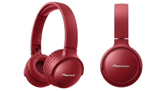 Pioneer SE-S6BN - Bluetooth hörlurar Röd