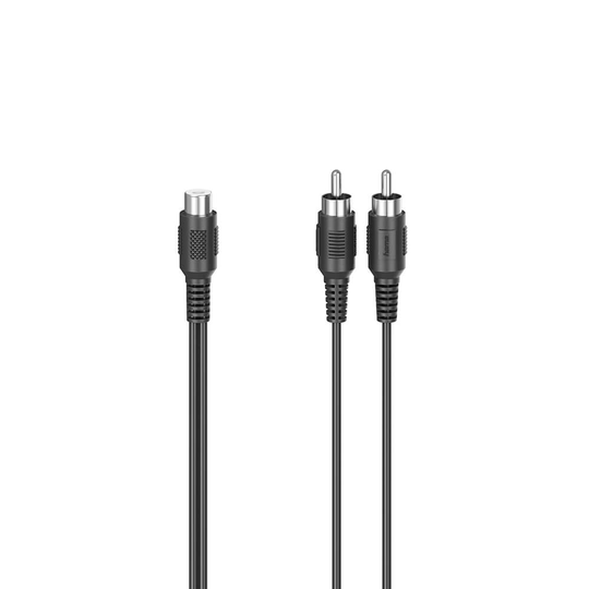 HAMA Adapter Audio Subwoofer 2x RCA Plugs to RCA Socket