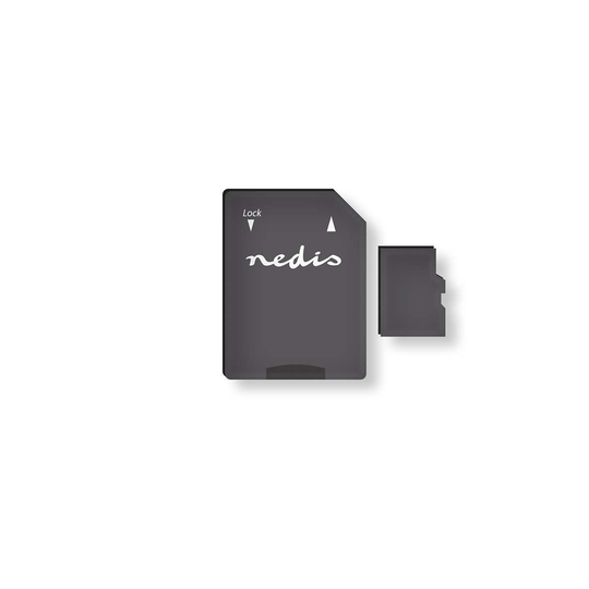 Nedis Minneskort | microSDXC | 128 GB | Skrivhastighet: 90 MB/s | Läshastighet: 45 MB/s | UHS-I | SD-adapter ingår