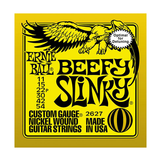 Ernie Ball 2627 Beefy Slinky el-gitarr-strängar, 011-054