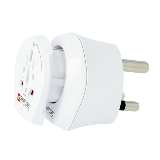 SKROSS: El-Adapter Sydafrika/Europa