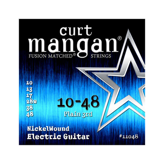 Curt Mangan 11048 Nickel Wound el-gitarr-strängar 010-048