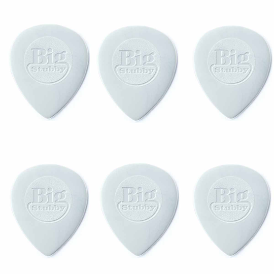 Dunlop Big Stubby 1,0 mm plektrum (6 st.)