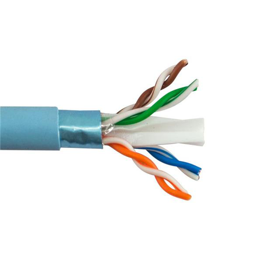 SCP HNCPROPLUS-SH-LSZH - CAT6 F/UTP 23AWG Solid BC HDbaseT enhanced 550 MHz Ice Blue 305m Box