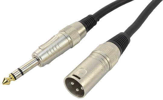 Cobra XLR hane till 6,3 mm jack stereo 3 meter