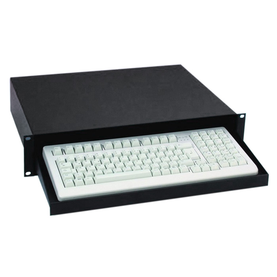 Adam Hall 87412 19" rackmonterad datortangentbordsfack
