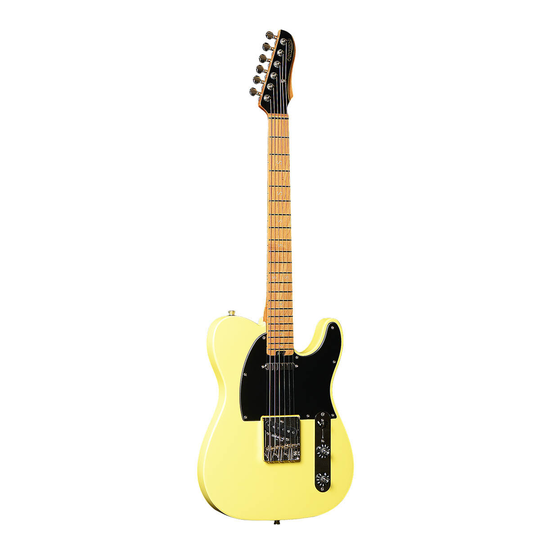 Santana Canis Standard BC el-gitarr butter cream