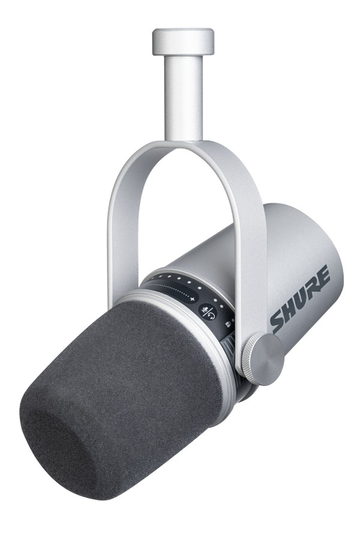 Shure MV7 Podcast Mikrofon (Sølv)