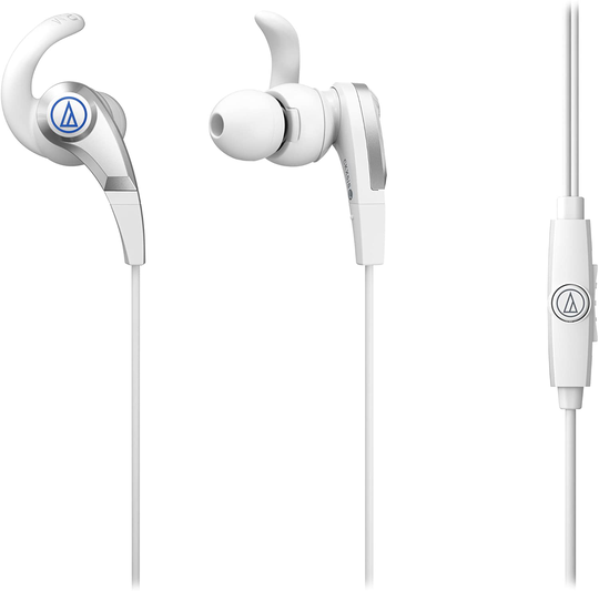 Audio-Technica ATH-CKX5iS In-Ear-hörlurar, vit