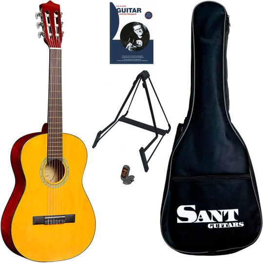 Sant Guitars CJ-36-NA Akustisk 3/4 barngitarr natur paketlösning