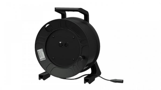 Kabeltrumma med mikrofonkabel XLR / XLR 50m